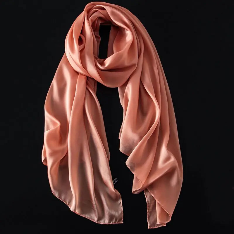 Solid Colors Silk Scarf