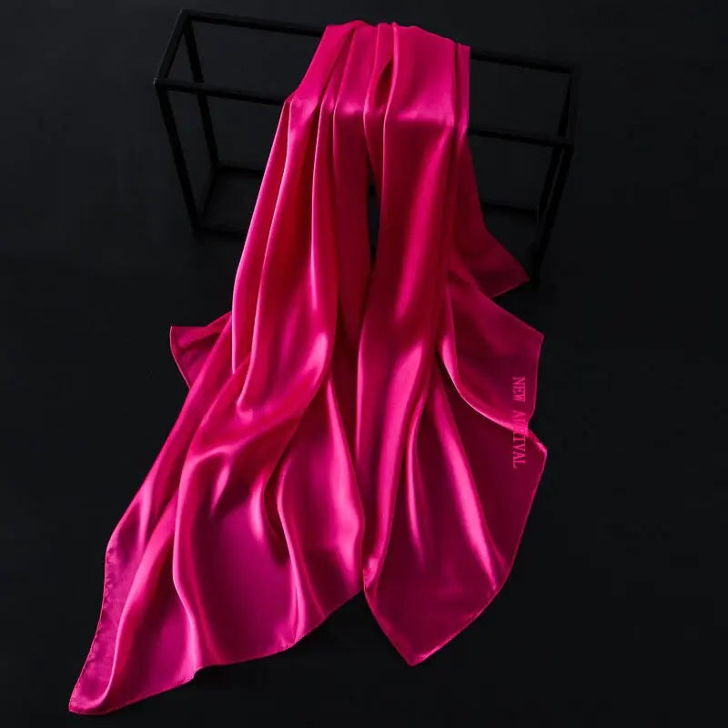 Solid Colors Silk Scarf