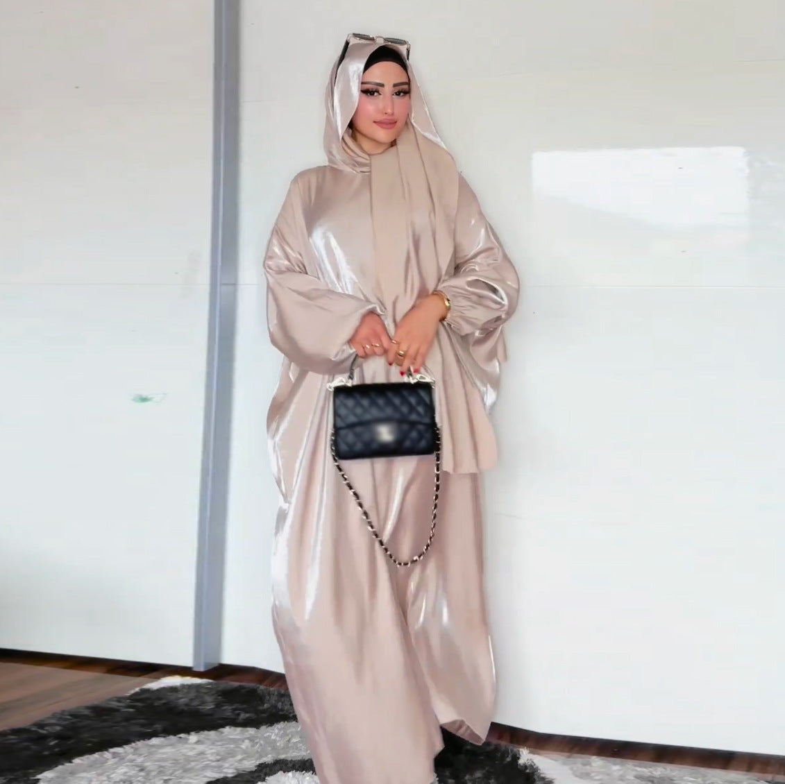 Sparkling Abaya with Hijab