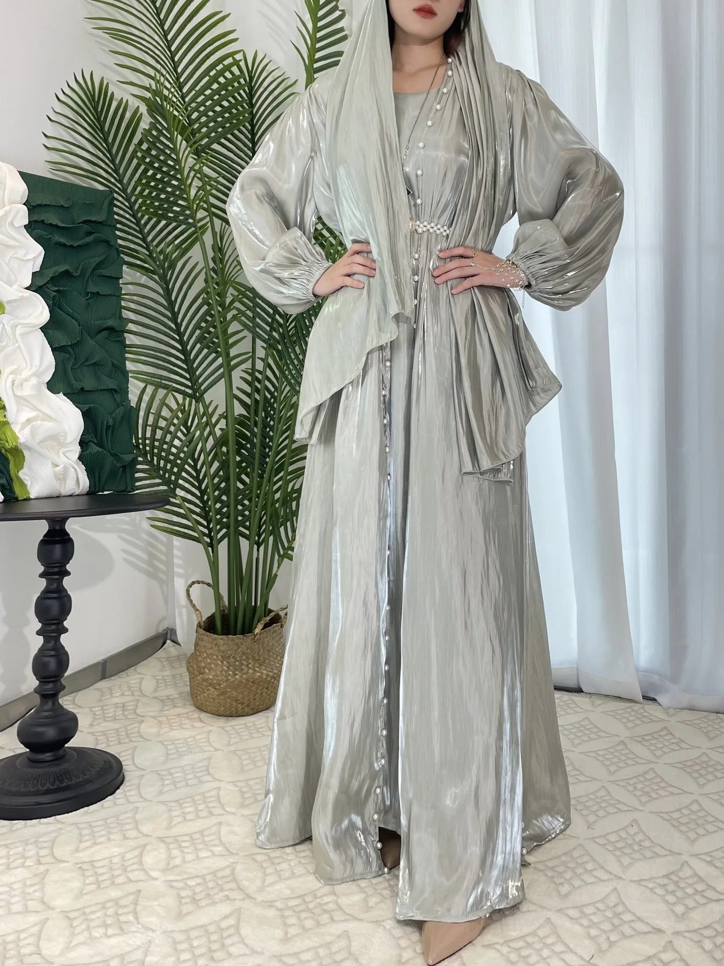 Streamer Yarn Dress Robe