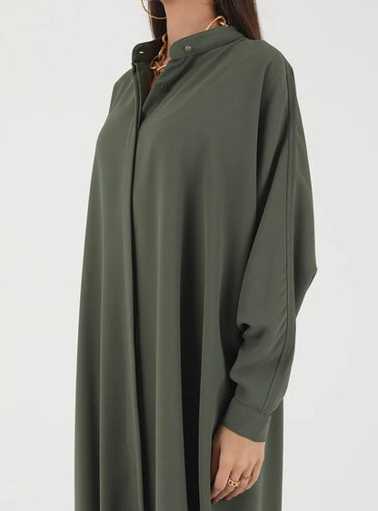 Modest Abaya Long Sleeve Dress for Muslim