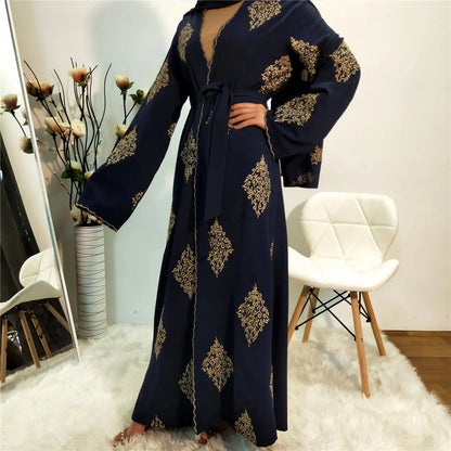 Embroidered Cardigan Robe