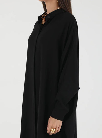 Modest Abaya Long Sleeve Dress for Muslim