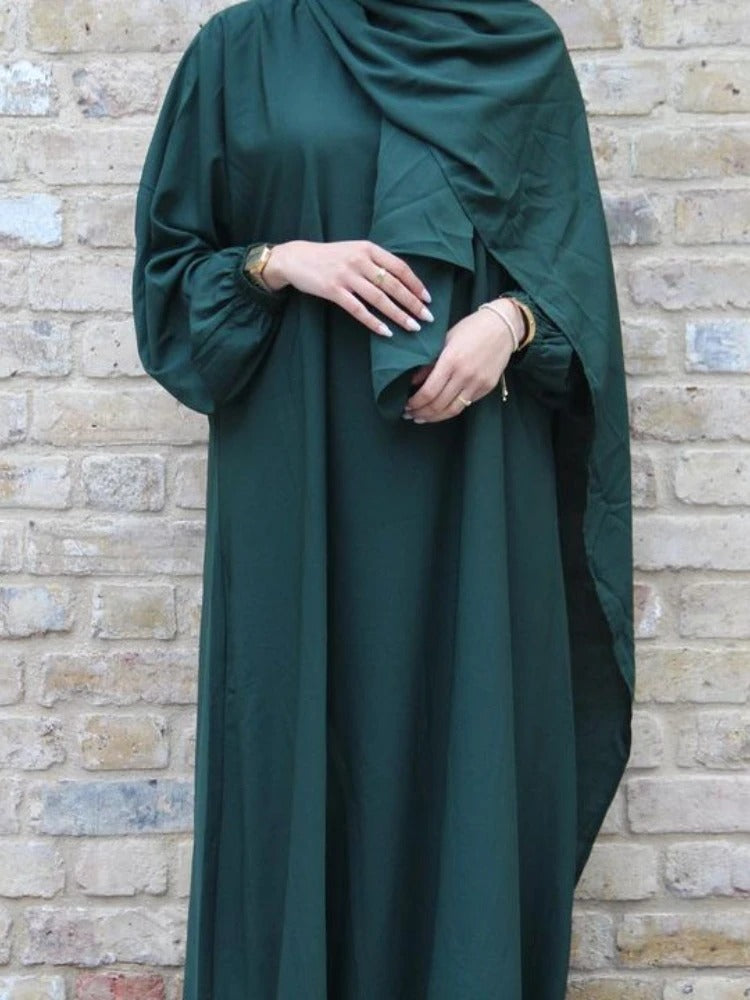 Hooded Abaya Long Dresses Women