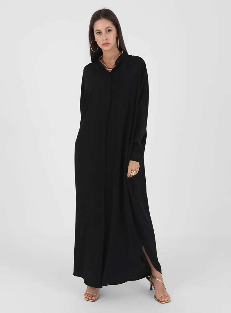 Modest Abaya Long Sleeve Dress for Muslim