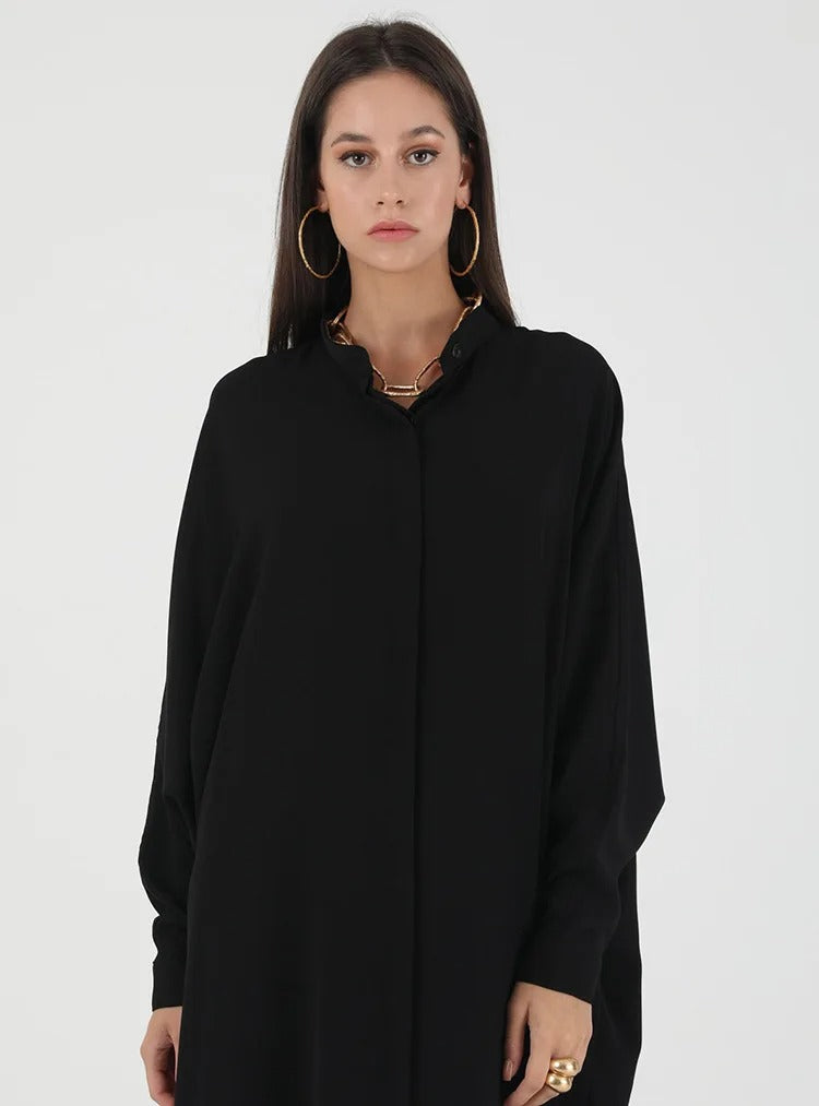 Modest Abaya Long Sleeve Dress for Muslim