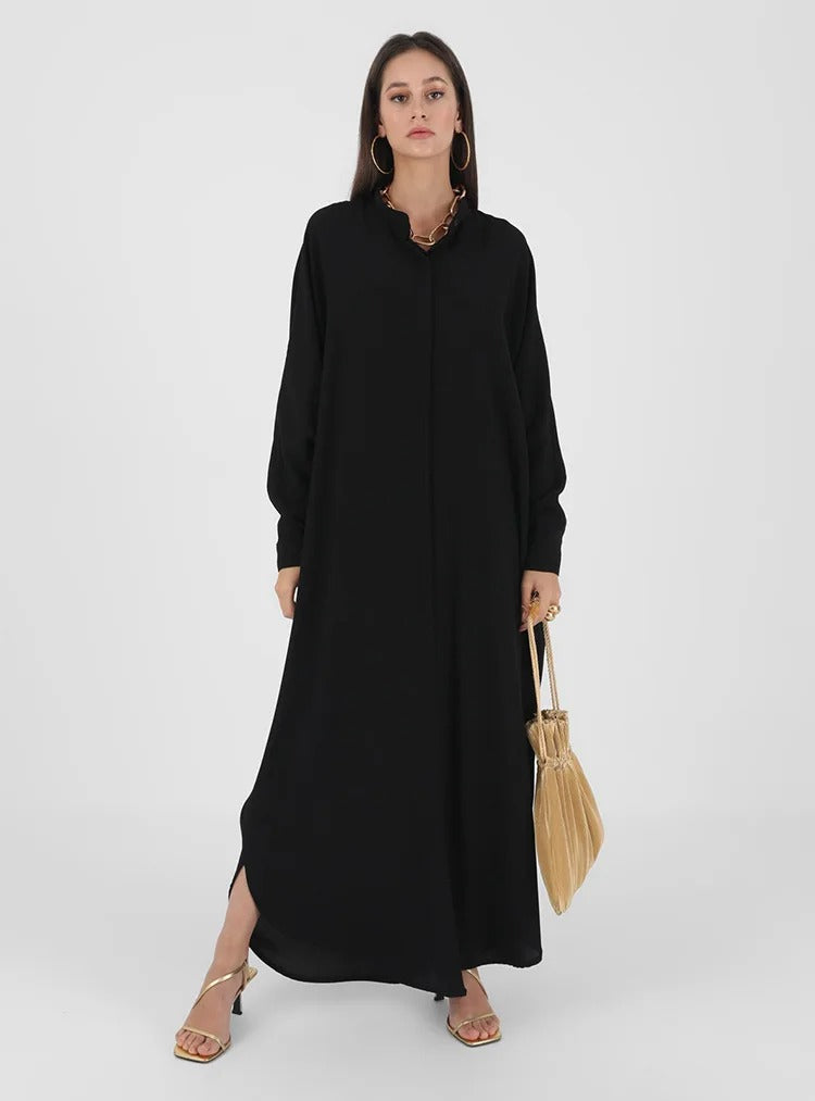 Modest Abaya Long Sleeve Dress for Muslim