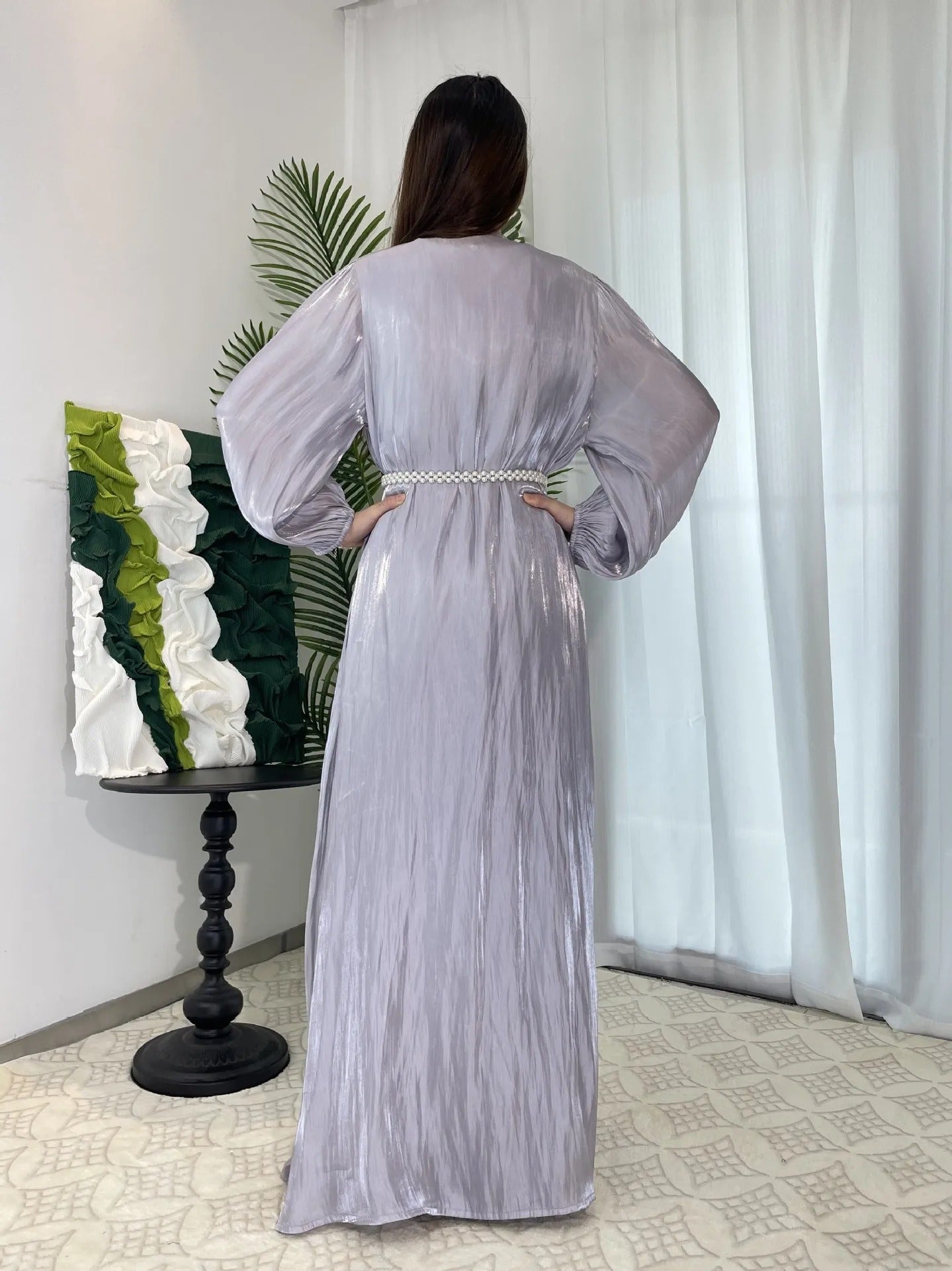 Streamer Yarn Dress Robe