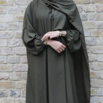 Hooded Abaya Long Dresses Women