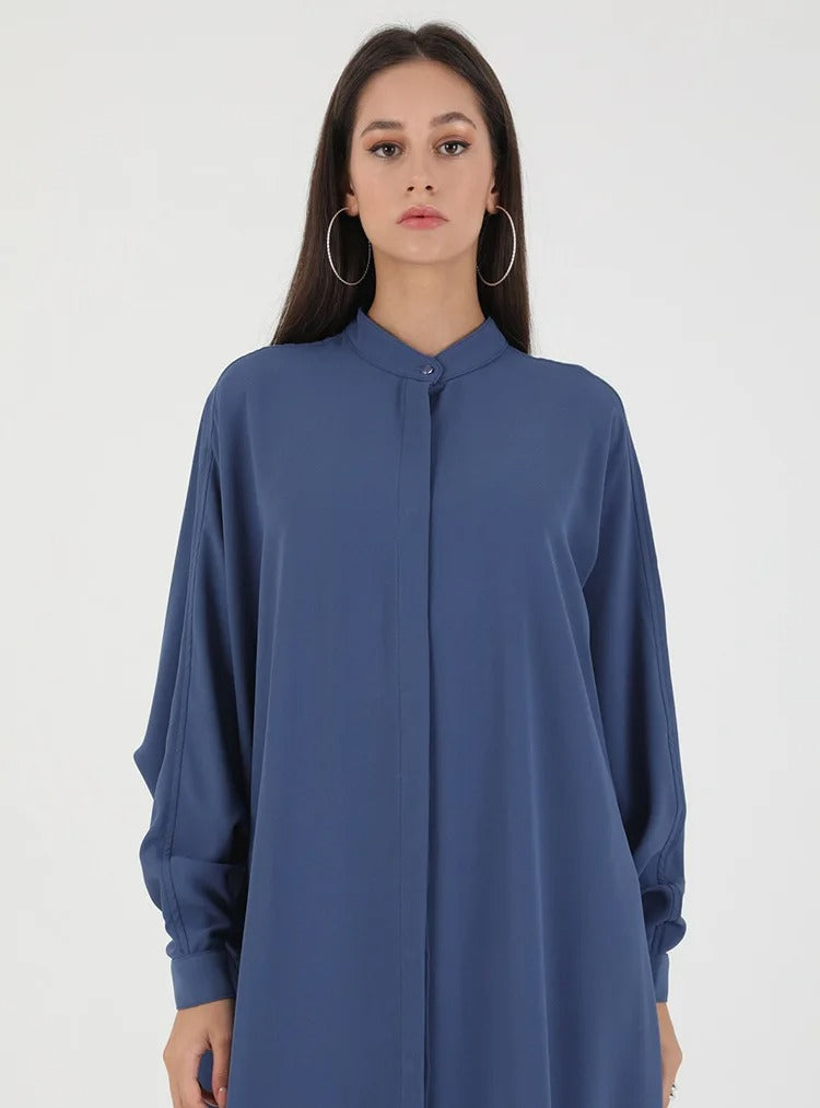 Modest Abaya Long Sleeve Dress for Muslim