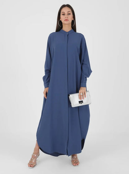 Modest Abaya Long Sleeve Dress for Muslim