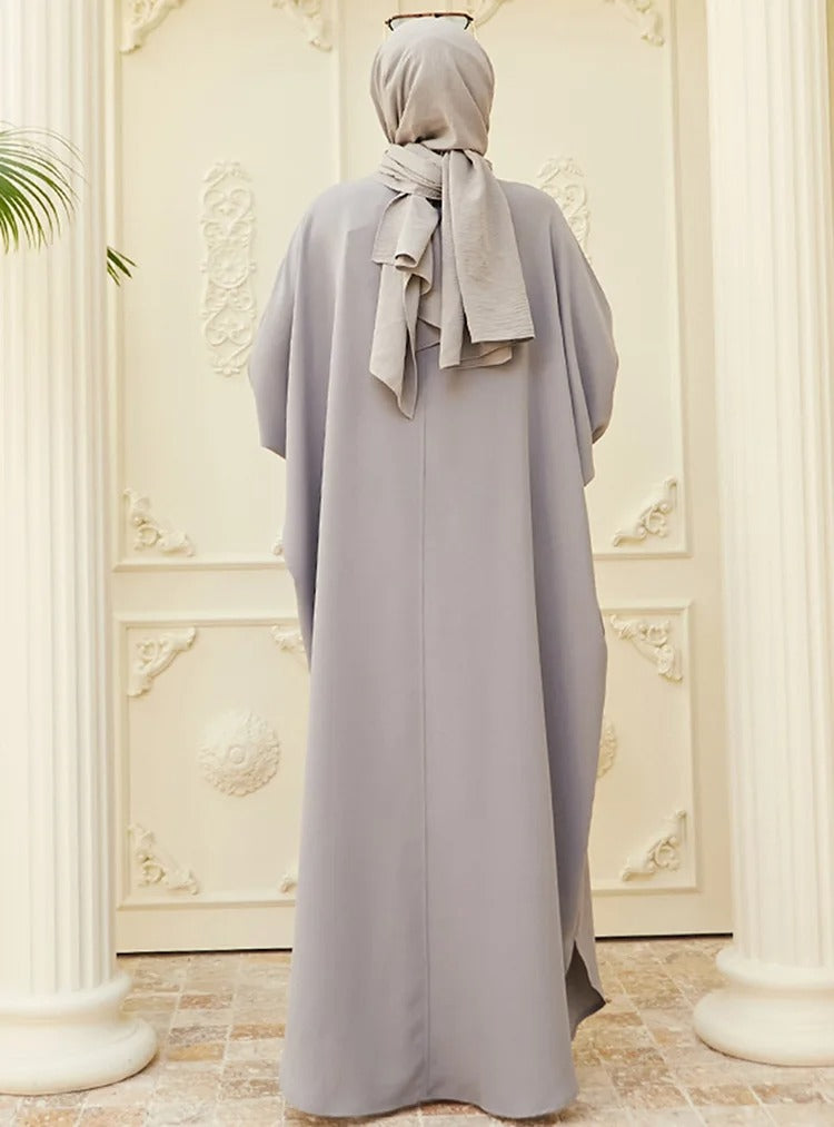 Modest Abaya Long Sleeve Dress for Muslim