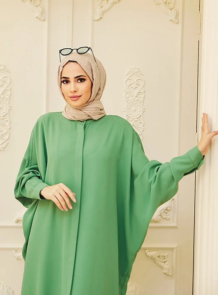 Modest Abaya Long Sleeve Dress for Muslim