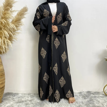 Embroidered Cardigan Robe