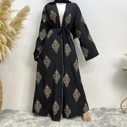 Embroidered Cardigan Robe