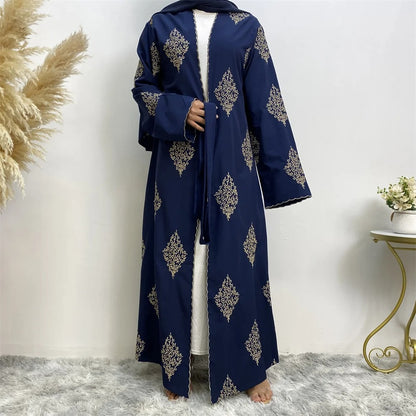 Embroidered Cardigan Robe