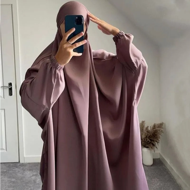 Ramadan Eid Hooded Abaya Women Prayer Garment