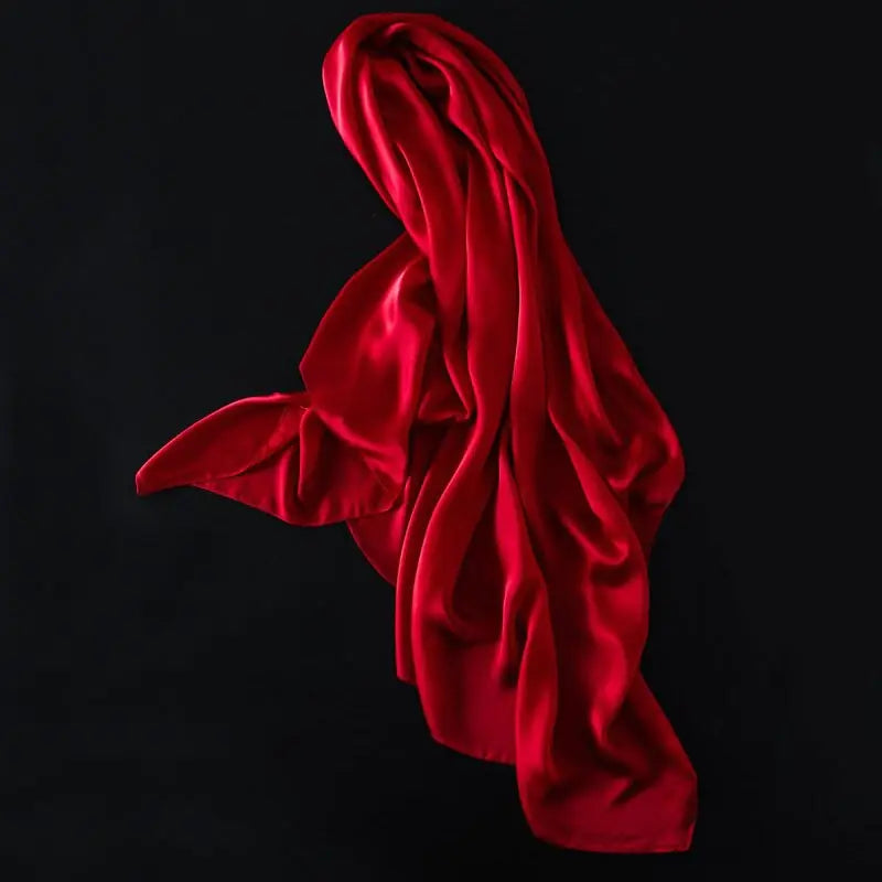 Solid Colors Silk Scarf