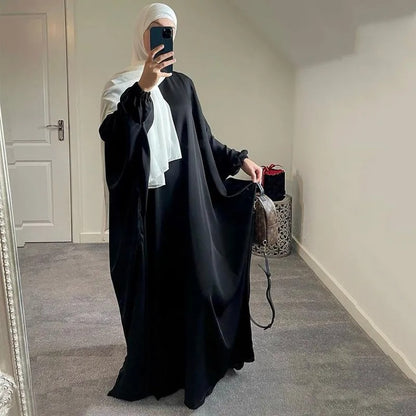 Ramadan Eid Hooded Abaya Women Prayer Garment