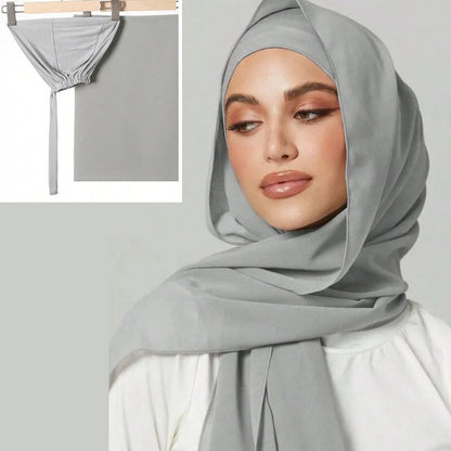 Chiffon Strap Headscarf Hat