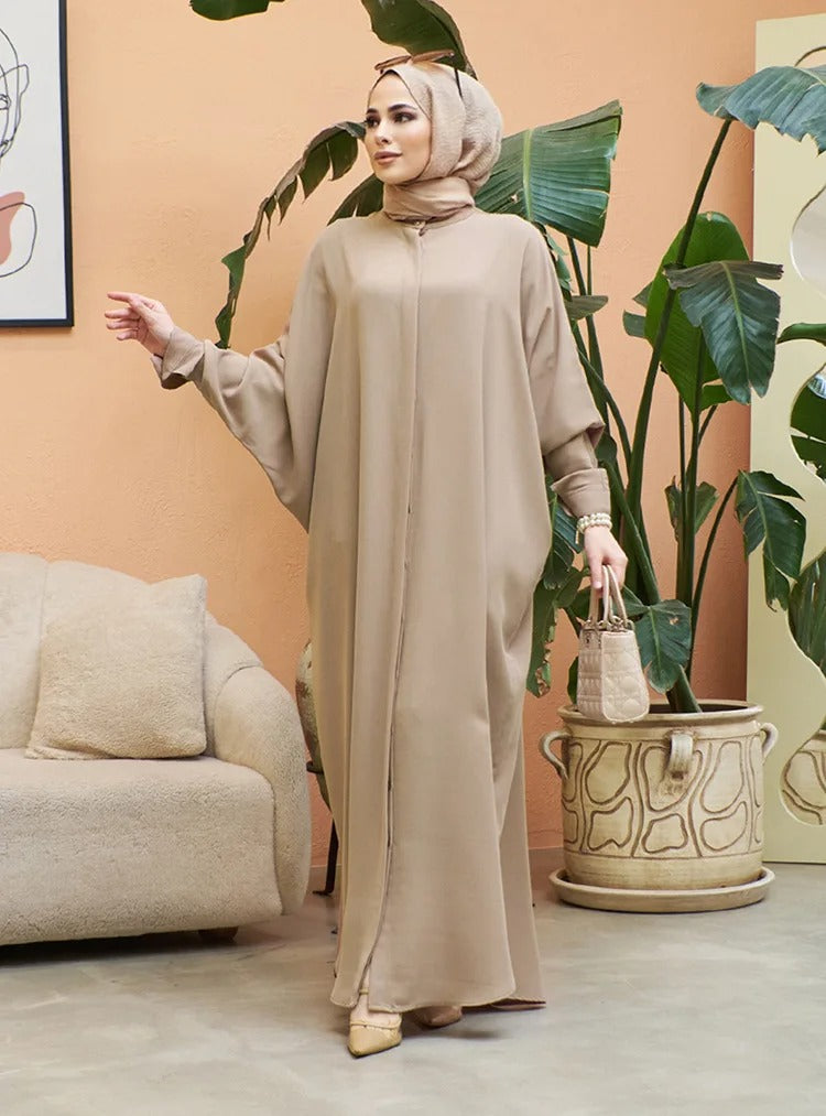 Modest Abaya Long Sleeve Dress for Muslim