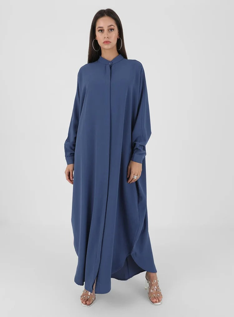 Modest Abaya Long Sleeve Dress for Muslim