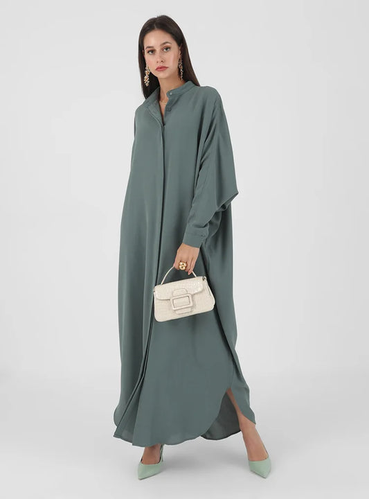 Modest Abaya Long Sleeve Dress for Muslim