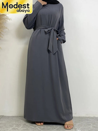 Basic Plain Nida Abaya