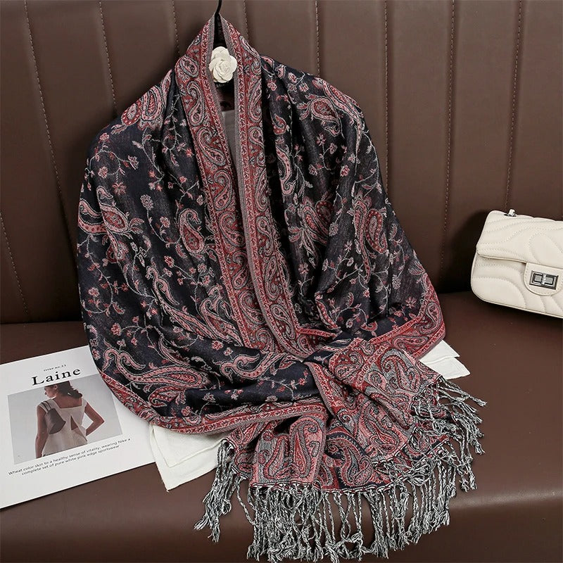 Cashmere Shawl – Women's Printed Warm Scarf