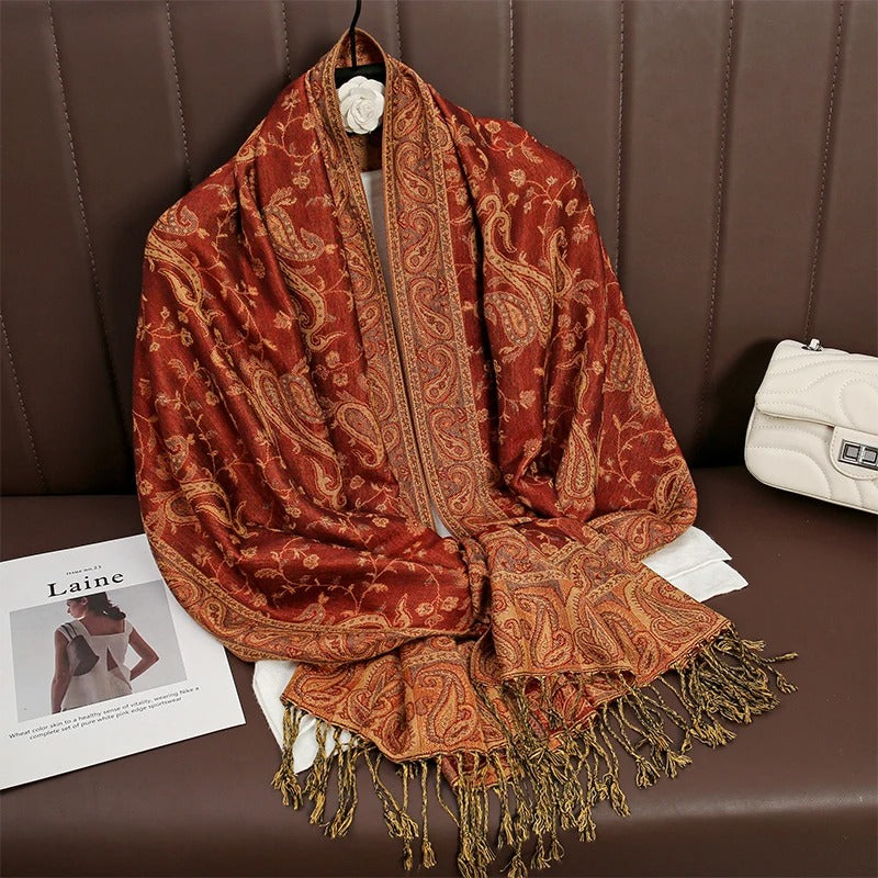 Cashmere Shawl – Women's Printed Warm Scarf