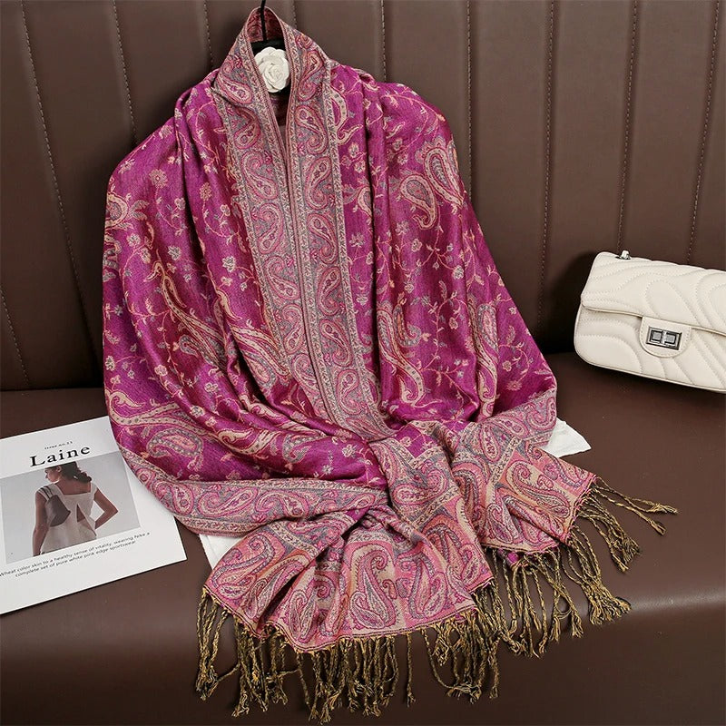 Cashmere Shawl – Women's Printed Warm Scarf