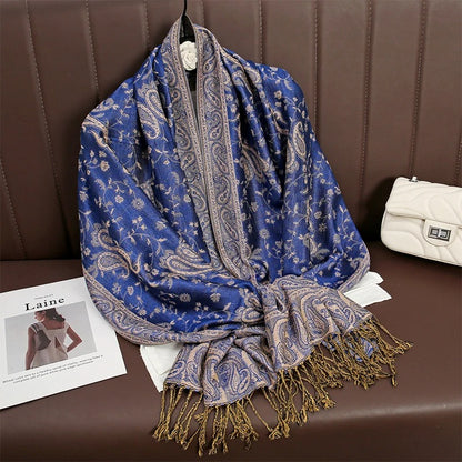 Cashmere Shawl – Women's Printed Warm Scarf