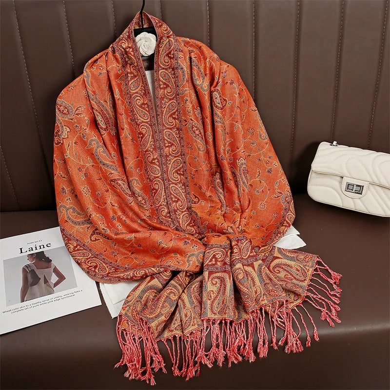 Cashmere Shawl – Women's Printed Warm Scarf