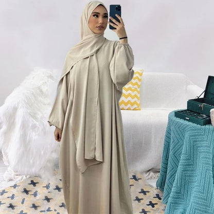 Hooded Abaya Long Dresses Women