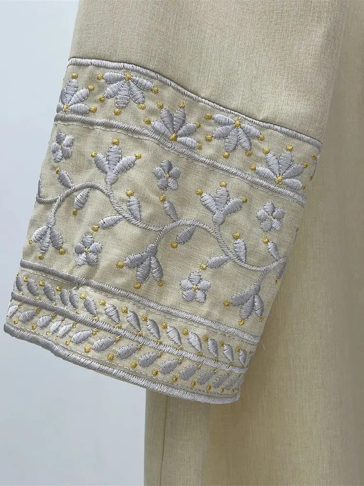 Floral Embroidery Abaya