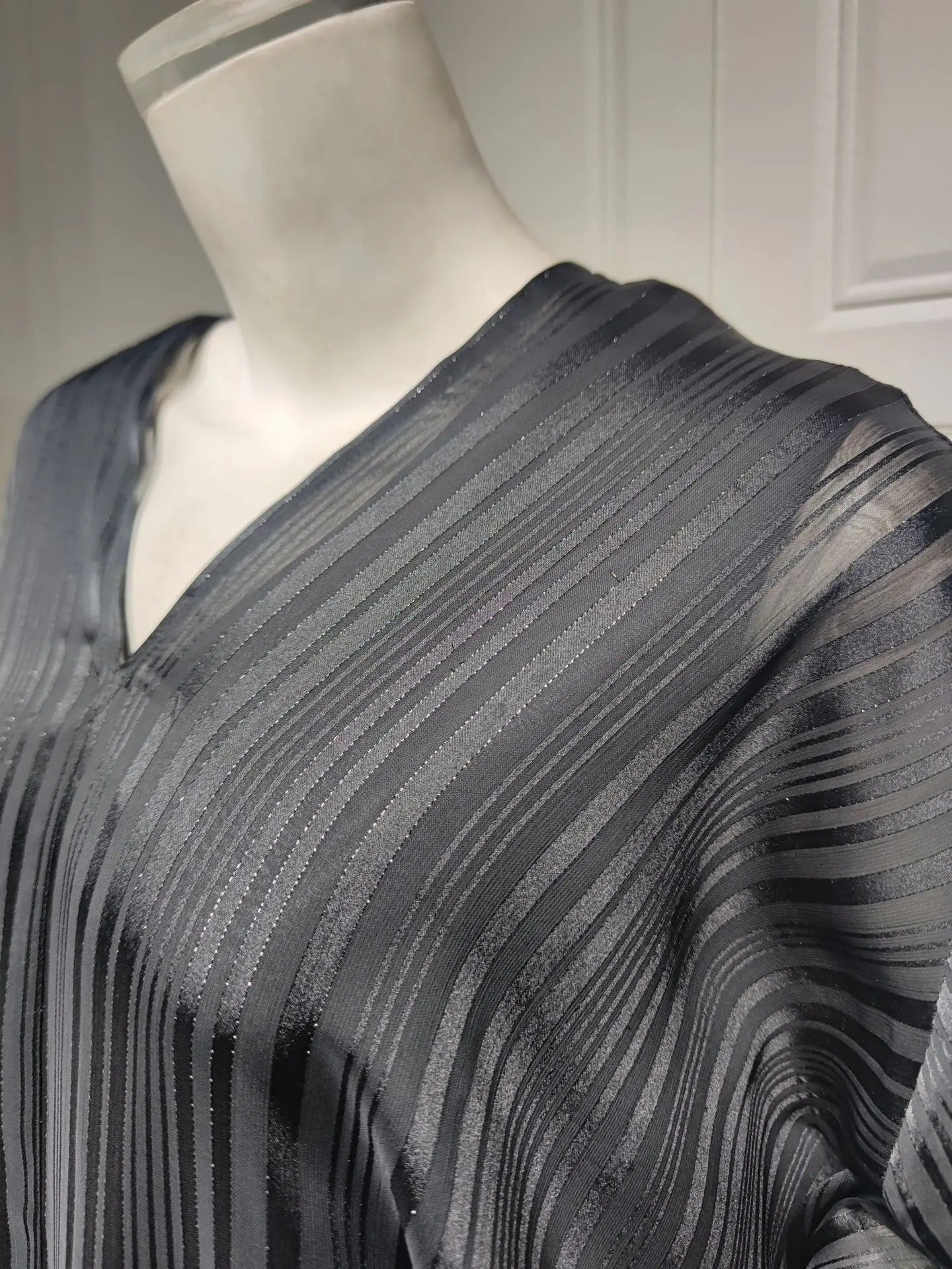 Black Abaya with Batwing Sleeves