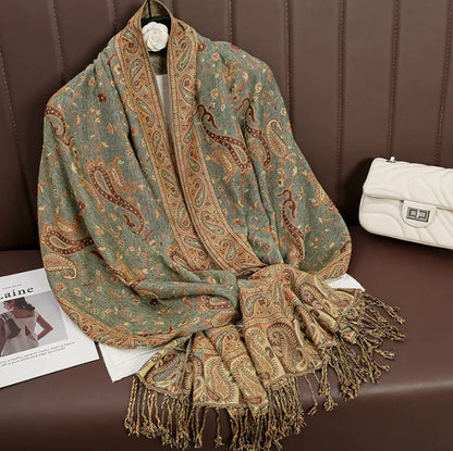 Cashmere Shawl – Women's Printed Warm Scarf