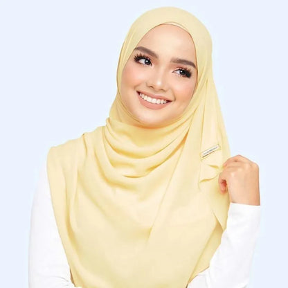 Pearl chiffon scarf solid color shawl